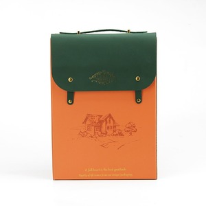 Double layered wine <b>bottle</b> packaging, large folding paper <b>box</b>, can be customized according to needs - Product Image 2