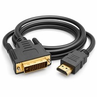 Câble adaptateur Mini DP vers DP en gros avec gaine en PVC, blindage en feuille et en tresse, 1080P bidirectionnel pour PC/ordinateur portable/moniteur/projecteur