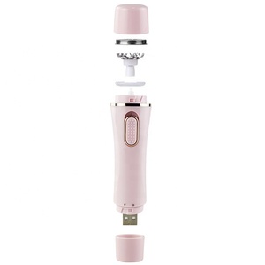 <span class=keywords><strong>Épil</strong></span>ateur professionnel 4-en-1 en soie pour femme, étanche, avec tête de rasoir, batterie rechargeable, pour usage domestique et automobile - Product Image 3