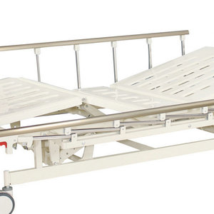 Cama de Hospital Manual con Doble Manivela y Barandilla para Unidades de Cuidados Intensivos y Hospitales, Modelo Help Health 2120*980 - Product Image 2