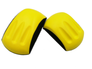 Resistente 5 "6" tappetino abrasivo in schiuma PU a forma di Mouse 10mm di spessore manuale con gancio di levigatura blocco di supporto per uso automobilistico OEM/ OBM - Product Image 2