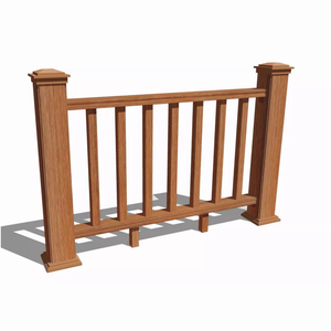 SHENGCHENG - Cercas de WPC para Exteriores, Precio Económico, Madera Plástica Compuesta, Barandillas Impermeables para Terrazas, Balaustradas para Balcones - Product Image 1