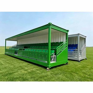 Football Sport Spectator Stand Container Pavilion Seating Temporary Stadium Modular Grandstand with 63 Flip up Seats for Stadium - Product Image 2