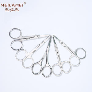 MeilaMei Stainless Steel <b>Makeup</b> <b>Scissors</b> K501 Pointed Tip Beauty Tool For Eyebrow Nose Hair Trimming - Product Image 2