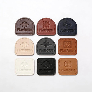 定制贴片 定制徽标 软绒面革缝制贴片 适用于夹克 - Product Image 2