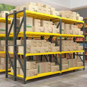 Scaffalatura Industriale Regolabile Senza Bulloni, Sistema di Stoccaggio in <span class=keywords><strong>Metallo</strong></span> per Garage, Unità di Scaffali in Acciaio per Magazzino, Ripiani Impilabili - Product Image 3