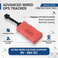 Rastreador de Vehículos HST SY50 con Posicionamiento Multimodo (GPS/Beidou/LBS), Almacenamiento en la Nube, SIM 2G, Reproducción del Ruta de Desplazamiento, Alerta de Exceso de Velocidad