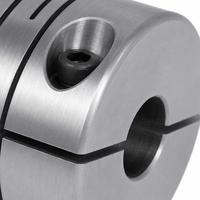 Coupleur hélicoïdal flexible pour moteur pas à pas d'imprimante 3D CNC de qualité supérieure, en acier inoxydable SUS304, type à serrage, sans jeu