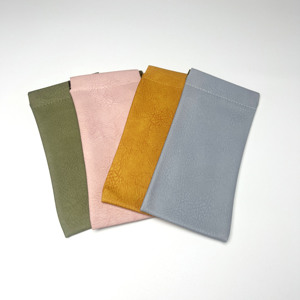 Fabrikgefertigtes rechteckiges modisches Brillenetui mit Druckknopfverschluss, tragbares Sonnenbrillenetui aus umweltfreundlichem Leder. - Product Image 2