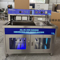 Machine combinée de lavage et de séchage de chaussures, machine automatique de nettoyage de chaussures en acier inoxydable avec fonction de séchage pour les entreprises
