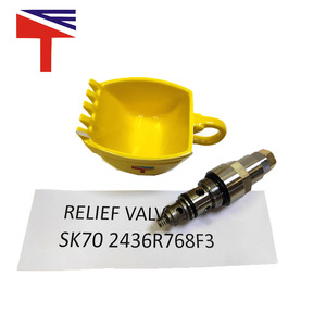 Válvula de Alivio de Alta Calidad 2436R768F3 para Excavadora SK70 SK200-1 J05E - Product Image 3