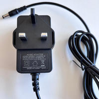 Adaptateur secteur AC/DC 36W 12V 3A, matériau PC, prise UK 3 broches, certification de sécurité PSB Singapour, câble de 1,5 m, efficacité 6