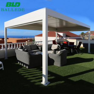 Impermeable de persiana de sistema de techo kits de jardín al aire libre de aluminio pérgola retráctil bioclimática - Product Image 4