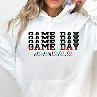 Impression par transfert thermique pour le jour du match, motif DTF pour t-shirts, vente en gros