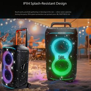 Altavoz Bluetooth Activo Portátil para Exteriores J-BLL Partybox520 para Fiestas, Karaoke y Sistema de Amplificación Extraíble - Product Image 4