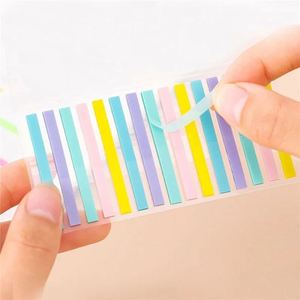 300 Sheet Transparent Fluorescent Highlighter Sticker Self-Adhesive Reading Aid Index Tabs Flags for School and Office Supplies - Product Image 4