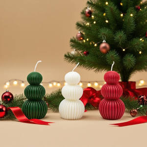 Candela Sferica Nordica in Cera di Soia per Aromaterapia, Fatta a Mano, Ecologica, Moderna, per Decorazioni di Compleanni e Natale - Product Image 3