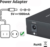 Convertisseur de média fibre optique 20KM 40KM 60KM 80KM 10/100/1000Mbps monomode et multimode duplex SC vers RJ45