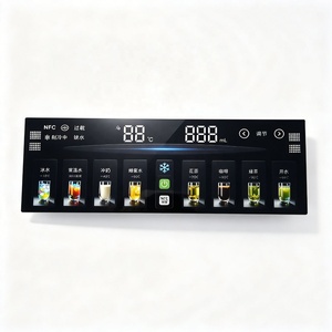 Panel de Control de Máquina de Té Personalizado OEM, Adhesivo de Membrana con Interruptor, Seleccionador de Temperatura, Impresión Adhesiva de PVC/PET - Product Image 1