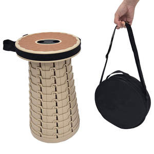 Thickened Soft <b>Plastic</b> Pad 550lbs Load-bearing Portable Retractable Folding Telescoping Upgraded Garden Chair Outdoor - Product Image 2