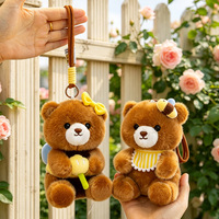 Aierflorist Peluche Ours Mignon Format Paume, en Fibre de Polyester, Personnalisable, pour Décoration de Sacs et Sacs à Dos, et de Bouquets