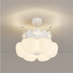 <span class=keywords><strong>Lampadario</strong></span> a LED a Forma di Corona Rosa, Luce a Spettro Completo <span class=keywords><strong>per</strong></span> Protezione degli Occhi, <span class=keywords><strong>Lampadario</strong></span> Principessa <span class=keywords><strong>per</strong></span> Camere da Letto di Bambine e Ragazze, Decorazione <span class=keywords><strong>per</strong></span> Camere dei Bambini - Product Image 5