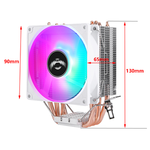Qiuz90 90mm 4 isı borusu 1200 <span class=keywords><strong>CPU</strong></span> soğutucu bütçe kulesi soğutucu PWM <span class=keywords><strong>Fan</strong></span> ile düşük gürültü ve yüksek hava akımı için <span class=keywords><strong>Intel</strong></span> 1700/AMD - Product Image 6