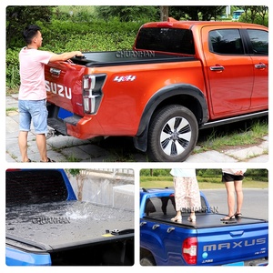 <span class=keywords><strong>2023</strong></span> Jeep Gladiator NP300 para Honda Ridge Liner Tonneau cubierta retráctil Manual cubierta de cama persiana enrollable de aluminio cerradura eléctrica - Product Image 4