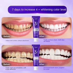 Nhà máy trực tiếp & trong kho | 100g màu-điều chỉnh làm trắng kem đánh răng | Tím dẫn ngọc trai cho loại bỏ vết bẩn & hơi thở tươi - Product Image 2