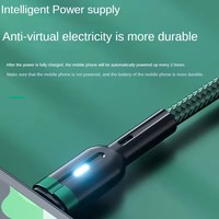 Câble de charge rapide Type C en nylon tressé et alliage d'aluminium, câble de charge USB Type C