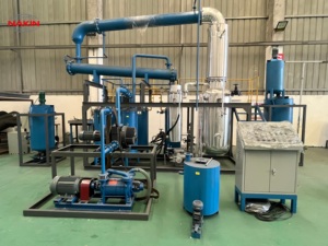 Planta de Reciclaje de Aceite Usado y Máquina de Reciclaje de Aceite de Motor, Proceso Fisicoquímico de Alto Vacío para Eliminar Asfalteno y Coloides - Product Image 5