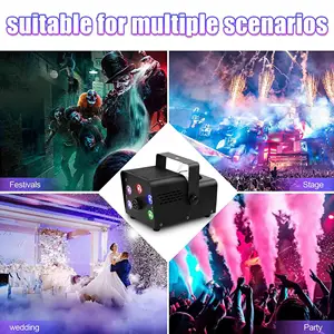 500W LED Stage Light With Remote Control Dry Ice Fog And Smoke Machine For Wedding And Party Decorations