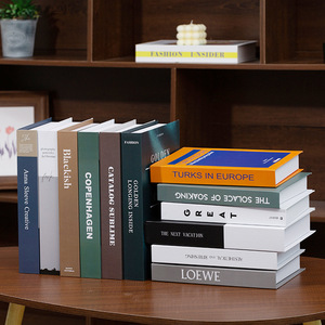 Ins libri decorativi falsi alla moda semplici riviste di vita creativa moderna decorazioni per la fotografia di oggetti di scena - Product Image 3