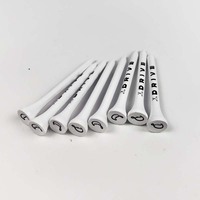 Tees de golf personnalisés en bambou écologique 54mm 70mm 83mm Plusieurs tailles Emballage en papier kraft OEM ODM Conception sur mesure