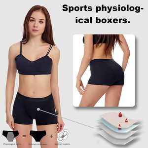 Braguitas menstruales deportivas TD035 transfronterizas europeas y americanas de cintura alta, de cuatro capas, a prueba de fugas, sin necesidad de toallas sanitarias - Product Image 3
