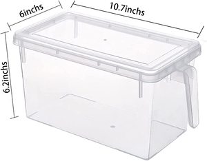 Kitchen Plastic PP Injection-Molded Eco-Friendly Multifunction Refrigerator Food Storage Organizer <b>Bins</b> Plastic Food Container - Product Image 2