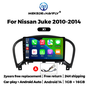 Navifly Nouveau <span class=keywords><strong>système</strong></span> <span class=keywords><strong>Android</strong></span> Built in Car-play Auto <span class=keywords><strong>Android</strong></span> Car Stereo X1 X2 pour Nissan Juke 10-14 Support BT DSP GPS WIFI - Product Image 2