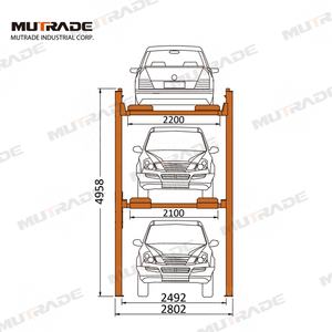 Hydro-Park 2625 Vertikales Parksystem Dreifach für <span class=keywords><strong>3</strong></span> Autos Viersäulen-Stapelparker Hebebühne - Product Image 3