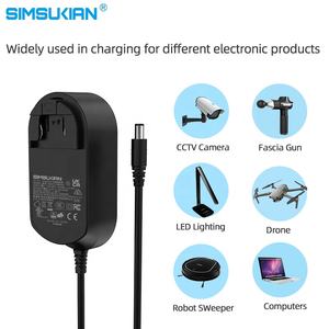 Enchufe intercambiable de La UE AU US JP UK KC Adaptador de corriente Cargador de fuente de alimentación Barredora electrónica para el hogar Iluminación LED OEM <span class=keywords><strong>Acuario</strong></span> - Product Image 6