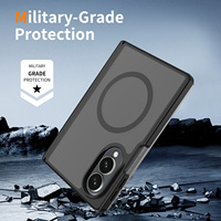 Nouvelle coque de téléphone pliable anti-empreintes digitales mate à double couche TPU+PC magnétique antichoc pour Samsung Galaxy Z Fold 8 Fundas