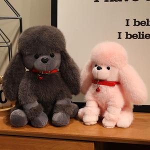 Peluche de Poodle Personalizado con Peso Realista, Juguete de Peluche Negro Simulador de Poodle, Animal de Peluche - Product Image 6