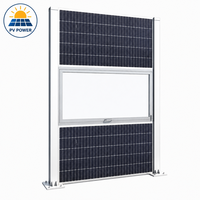 Barrière acoustique solaire résistante aux intempéries, mur de réduction du bruit solaire pour routes urbaines et viaducs