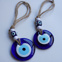 Porte murale Nazar bleue faite à la main décor suspendu turc grec Ojo Turco Protection amulette porte-bonheur Talisman verre mauvais œil