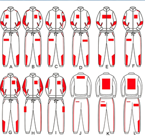 Ensembles pour hommes, vêtements de sport à rayures réfléchissantes, veste à col montant zippée à séchage rapide, pantalon <span class=keywords><strong>large</strong></span>, ensemble de survêtement décontracté - Product Image 4