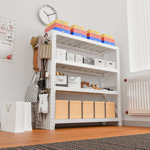 Heavy Duty 5 camadas de aço <span class=keywords><strong>Rack</strong></span> Pegboard Wall Mount <span class=keywords><strong>Display</strong></span> <span class=keywords><strong>Rack</strong></span> para organização doméstica - Product Image 2