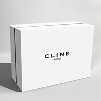 Boîte à vêtements rigide de luxe, logo personnalisé, boîte cadeau en carton blanc de qualité supérieure pour vêtements, t-shirt, écharpe, emballage de vêtements