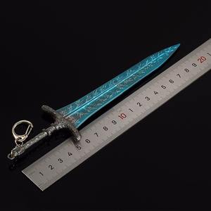 <span class=keywords><strong>Elden</strong></span> <span class=keywords><strong>Ring</strong></span> Dark Moon Greatsword 21cm 86cm Métal Artisanat Jouets Mini Épée Enfants Cadeaux Décor À La Maison Alliage Porte-clés - Product Image 6
