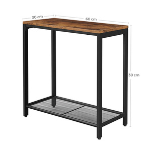 Quảng Trường Hiện Đại Đơn Giản Trọng Lượng Nhẹ Cao Bằng Gỗ Tổ Kim Loại Bên Bảng, Văn Phòng Giá Rẻ Bằng Gỗ Kim Loại End Bảng - Product Image 2