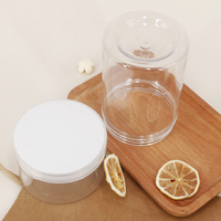 Contenants de stockage de qualité alimentaire 100 ml 200 ml, pot en plastique transparent, pot en plastique pour bonbons avec couvercle pour le stockage de fruits secs, bonbons, emballage