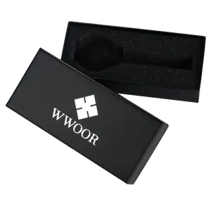 사용자 정의 WWOOOR 대외 무역 상자 간단한 블랙 선물 브랜드 상자 절묘한 포장 남성과 여성 시계 상자